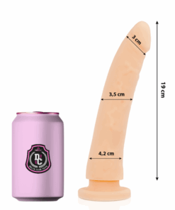 DELTA CLUB - DILDO REALISTA NATURAL SILICONA MEDICA 20 CM -O- 4 CM
