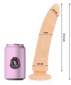DELTA CLUB - DILDO REALISTA NATURAL SILICONA MEDICA 23 CM -O- 4.5 CM