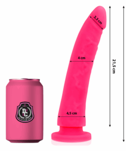 DELTA CLUB - DILDO REALISTA ROSA SILICONA MEDICA 23 CM -O- 4.5 CM