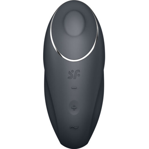 SATISFYER – TAP & CLIMAX 1 VIBRADOR LAY-ON NEGRO - intimamenities.com