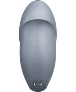 SATISFYER – TAP & CLIMAX 1 VIBRADOR LAY-ON GRIS - intimamenities.com