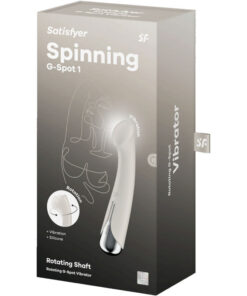 SATISFYER – SPINNING G-SPORT 1 VIBRADOR ROTADOR BEIGE - intimamenities.com