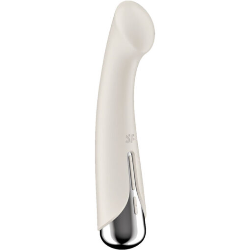 SATISFYER – SPINNING G-SPORT 1 VIBRADOR ROTADOR BEIGE - intimamenities.com