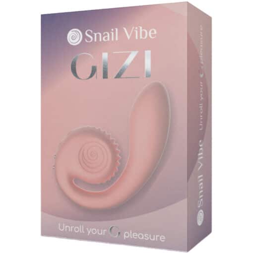 SNAIL VIBE – GIZI ESTIMULADOR DUAL ROSA - intimamenities.com