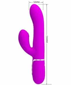 PRETTY LOVE – VIBRADOR PUNTO G MULTIFUNCIÓN FUCSIA - intimamenities.com