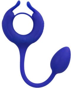CALEXOTICS - ADMIRAL ANILLO CON PESO PARA PENE AZUL