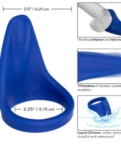 CALEXOTICS – ADMIRAL MASAJEADOR DE PERINEO AZUL - intimamenities.com