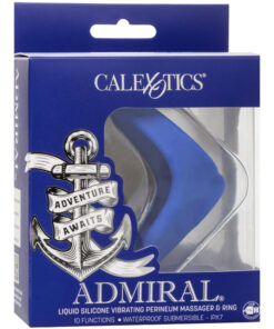CALEXOTICS – ADMIRAL MASAJEADOR DE PERINEO AZUL - intimamenities.com