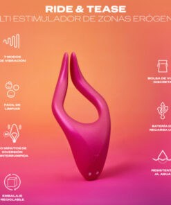 DUREX – TOY MULTIESTIMULADOR RIDE & TEASE - intimamenities.com