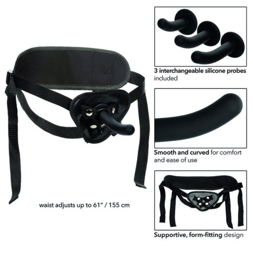 CALEXOTICS - BOUNDLESS KIT ARNÉS SILICONA CURVADO - Imagen 12