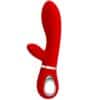 PRETTY LOVE – THOMAS VIBRADOR PUNTO G MULTIFUNCIÓN ROJO - intimamenities.com