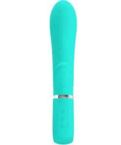 PRETTY LOVE – THOMAS VIBRADOR PUNTO G MULTIFUNCIÓN VERDE AGUA - intimamenities.com