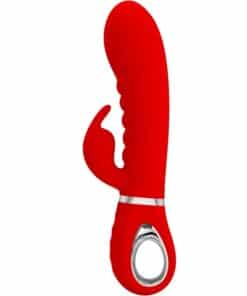 PRETTY LOVE – PRESCOTT VIBRADOR PUNTO G MULTIFUNCIÓN ROJO - intimamenities.com