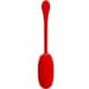 PRETTY LOVE – KIRK HUEVO VIBRADOR RECARGABLE ROJO - intimamenities.com
