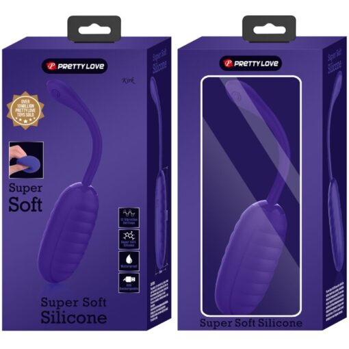 PRETTY LOVE – KIRK HUEVO VIBRADOR RECARGABLE LILA - intimamenities.com