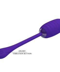 PRETTY LOVE – KIRK HUEVO VIBRADOR RECARGABLE LILA - intimamenities.com
