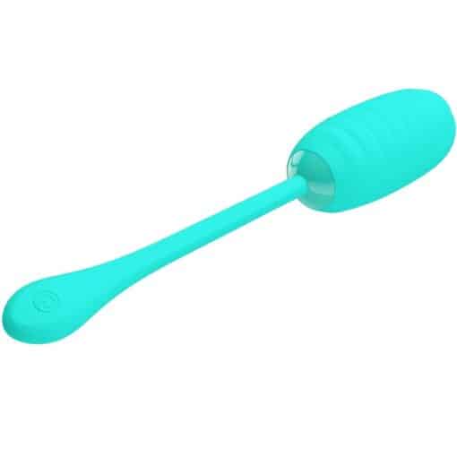PRETTY LOVE – KIRK HUEVO VIBRADOR RECARGABLE VERDE AGUA - intimamenities.com