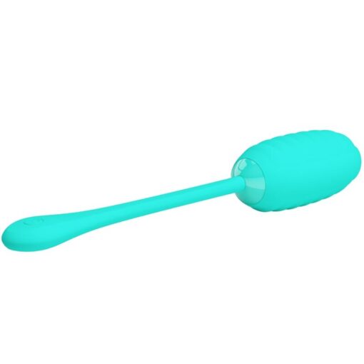 PRETTY LOVE – KIRK HUEVO VIBRADOR RECARGABLE VERDE AGUA - intimamenities.com