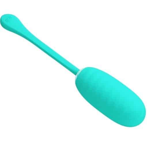 PRETTY LOVE – KIRK HUEVO VIBRADOR RECARGABLE VERDE AGUA - intimamenities.com