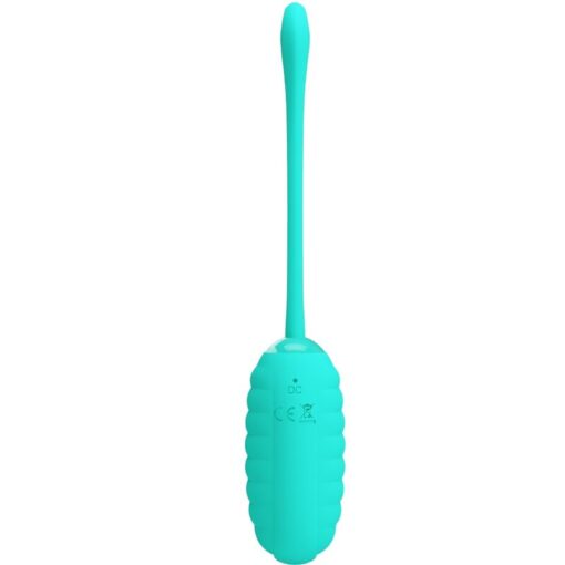 PRETTY LOVE – KIRK HUEVO VIBRADOR RECARGABLE VERDE AGUA - intimamenities.com