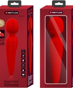 PRETTY LOVE – MEREDITH MASAJEADOR 12 MODOS VIBRACIÓN ROJO - intimamenities.com