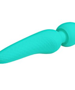 PRETTY LOVE – MEREDITH MASAJEADOR 12 MODOS VIBRACIÓN VERDE AGUA - intimamenities.com