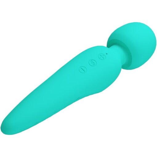 PRETTY LOVE – MEREDITH MASAJEADOR 12 MODOS VIBRACIÓN VERDE AGUA - intimamenities.com