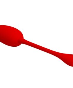 PRETTY LOVE – KNUCKER HUEVO VIBRADOR RECARGABLE ROJO - intimamenities.com