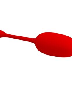 PRETTY LOVE – KNUCKER HUEVO VIBRADOR RECARGABLE ROJO - intimamenities.com