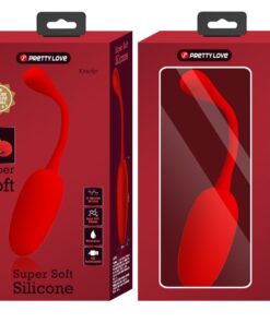PRETTY LOVE – KNUCKER HUEVO VIBRADOR RECARGABLE ROJO - intimamenities.com