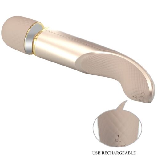 PRETTY LOVE – MASAJEADOR 7 MODOS VIBRACIÓN CHAMPAGNE - intimamenities.com