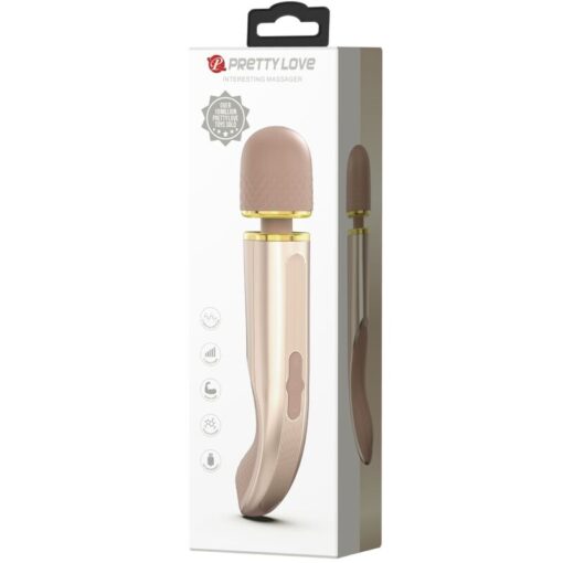 PRETTY LOVE – MASAJEADOR 7 MODOS VIBRACIÓN CHAMPAGNE - intimamenities.com