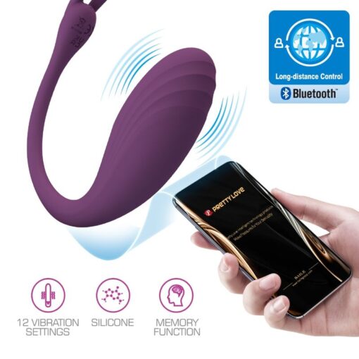 PRETTY LOVE – CATALINA VIBRADOR APP CONTROL REMOTO LILA - intimamenities.com
