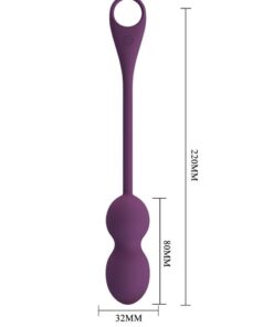 PRETTY LOVE – ELVIRA KEGEL BALLS APP CONTROL REMOTO MORADO - intimamenities.com