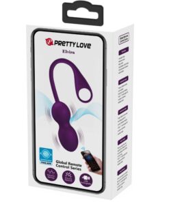 PRETTY LOVE – ELVIRA KEGEL BALLS APP CONTROL REMOTO MORADO - intimamenities.com