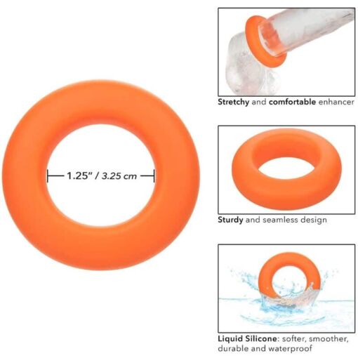 CALEXOTICS - ALPHA ANILLO PROLONG GRANDE NARANJA - Imagen 9