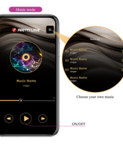 PRETTY LOVE – HECTOR VIBRADOR ELECTROSHOCK POR CONTROL POR APP LILA - intimamenities.com