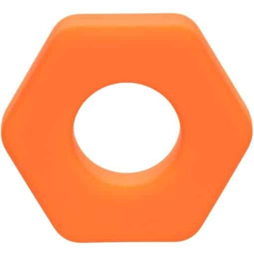 CALEXOTICS - ALPHA ANILLO PROLONG SEXGONO NARANJA - Imagen 3