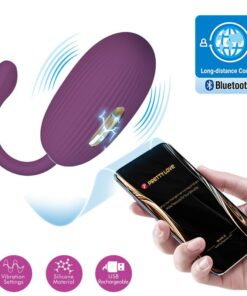 PRETTY LOVE – DOREEN HUEVO VIBRADOR RECARGABLE LILA - intimamenities.com