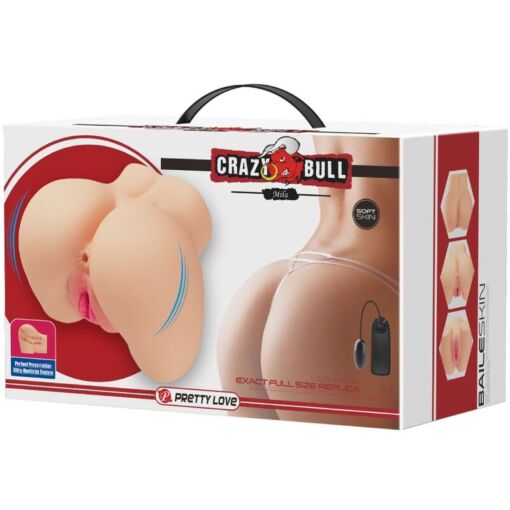 CRAZY BULL - VAGINA Y ANO REALÍSTICOS VIBRADOR MILA - Imagen 9
