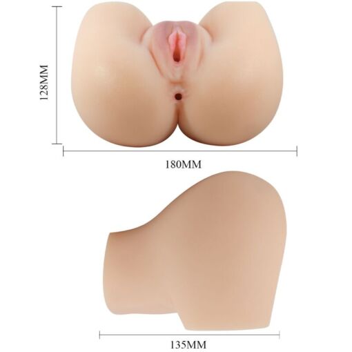 CRAZY BULL - VAGINA Y ANO REALÍSTICOS VIBRADOR MILA - Imagen 6