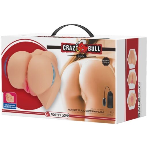 CRAZY BULL - VAGINA Y ANO REALÍSTICOS VIBRADOR EMILIA - Imagen 9