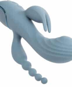CALEXOTICS – VIBRADOR TRIPLE ÉXTASIS GRIS - intimamenities.com