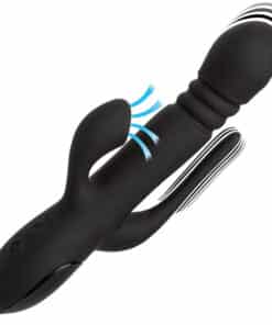 CALEXOTICS – VIBRADOR TRIPLE EUPHORIA NEGRO - intimamenities.com