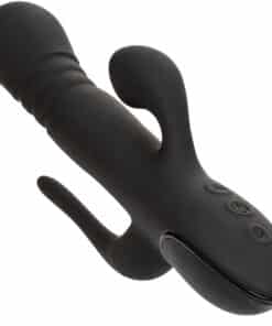 CALEXOTICS – VIBRADOR TRIPLE EUPHORIA NEGRO - intimamenities.com