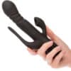 CALEXOTICS – VIBRADOR TRIPLE EUPHORIA NEGRO - intimamenities.com