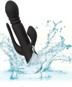 CALEXOTICS – VIBRADOR TRIPLE EUPHORIA NEGRO - intimamenities.com