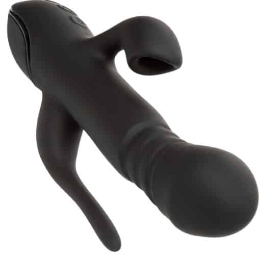 CALEXOTICS – VIBRADOR TRIPLE EUPHORIA NEGRO - intimamenities.com