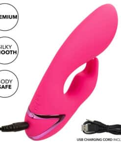 CALEXOTICS – SO. CAL SUSHINE VIBRATOR RABBIT FUCSIA BY CALIFORNIA DREAMING - intimamenities.com