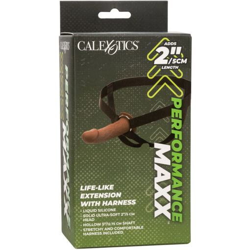 CALEXOTICS - PERFORMANCE MAXX EXTENSIÓN REALISTA CON ARNÉS PIEL MORENO - Imagen 16
